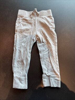 GAP Light Gray Knit Jogger Pants for Kids